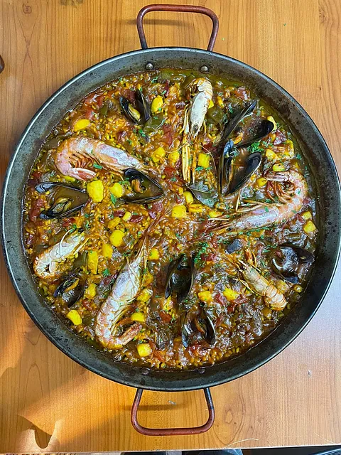 Paellas de marisco